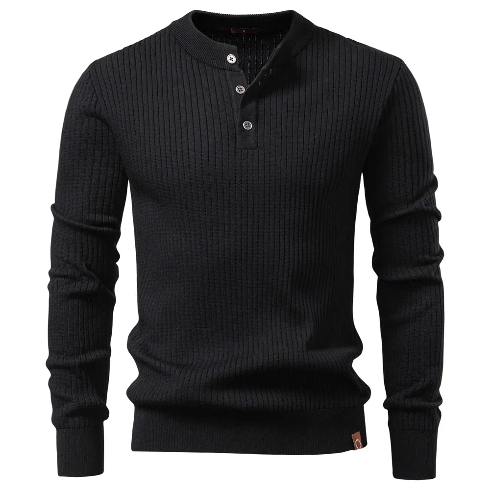 Casual Winter Poloshirt Met Knopen