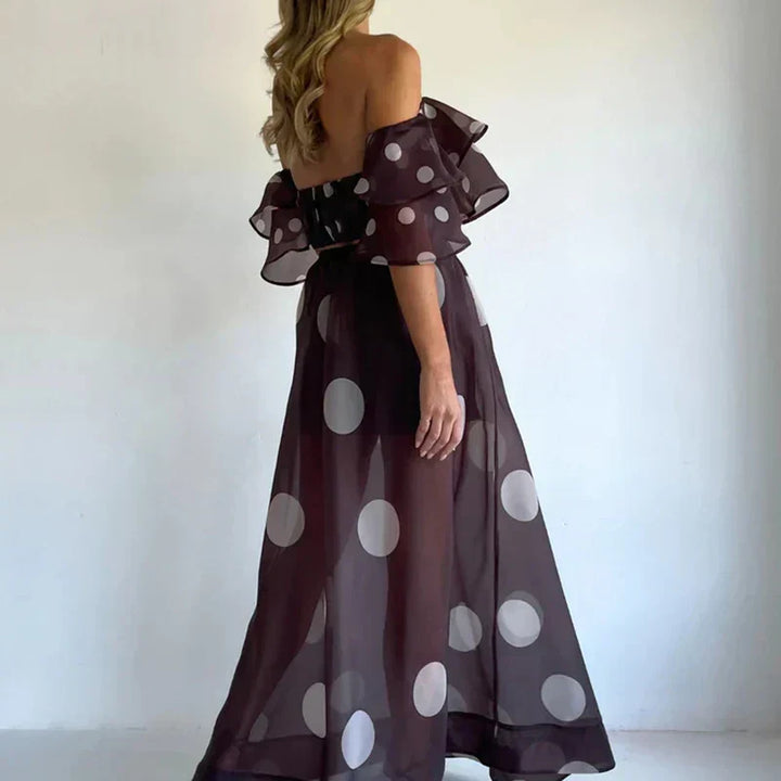 Isla Sheer Puntíkovaný Set