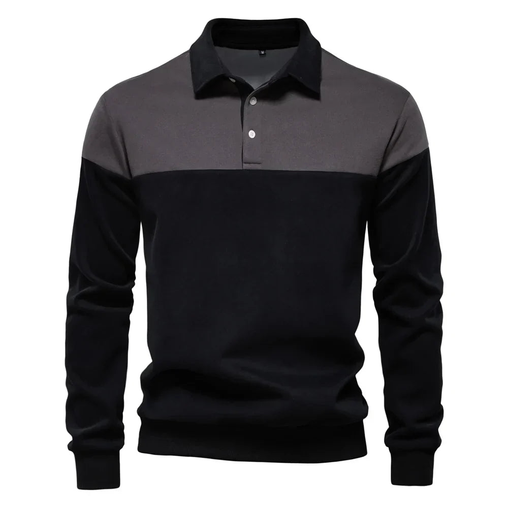 Premium & Casual Poloshirt Met Lange Mouwen