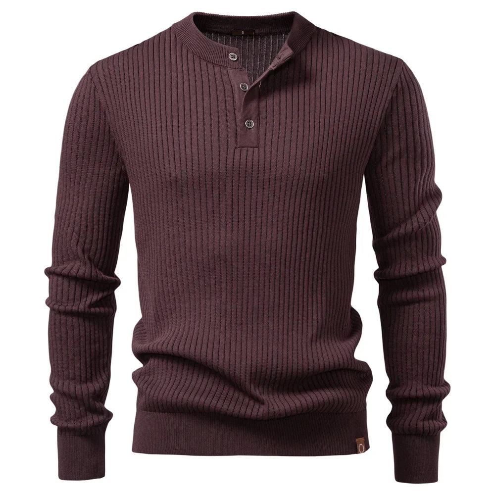 Casual Winter Poloshirt Met Knopen