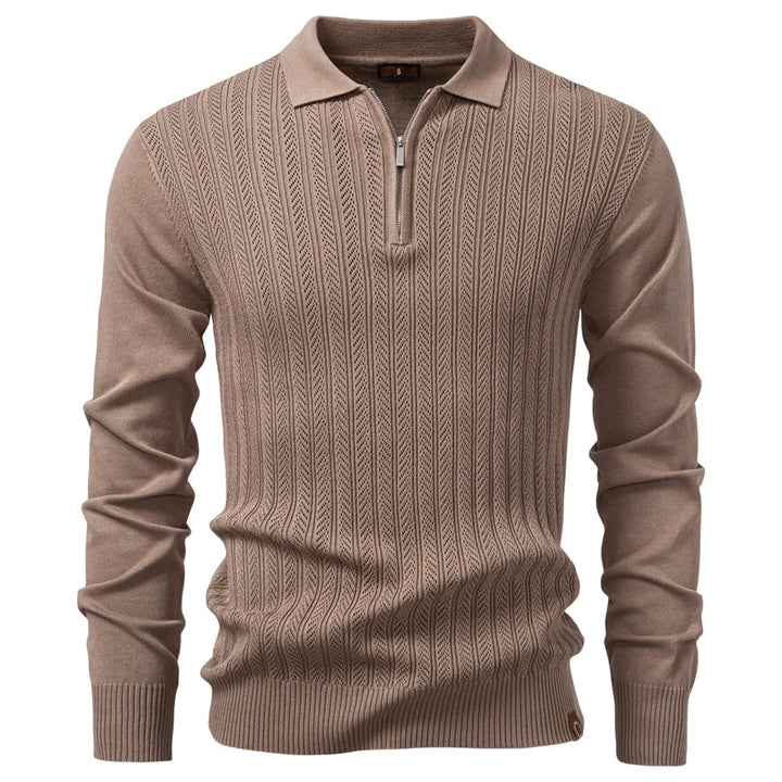 Slim-Fit & Casual Polo Met Rits