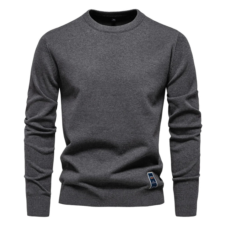 Casual Sweater Met Ronde Hals