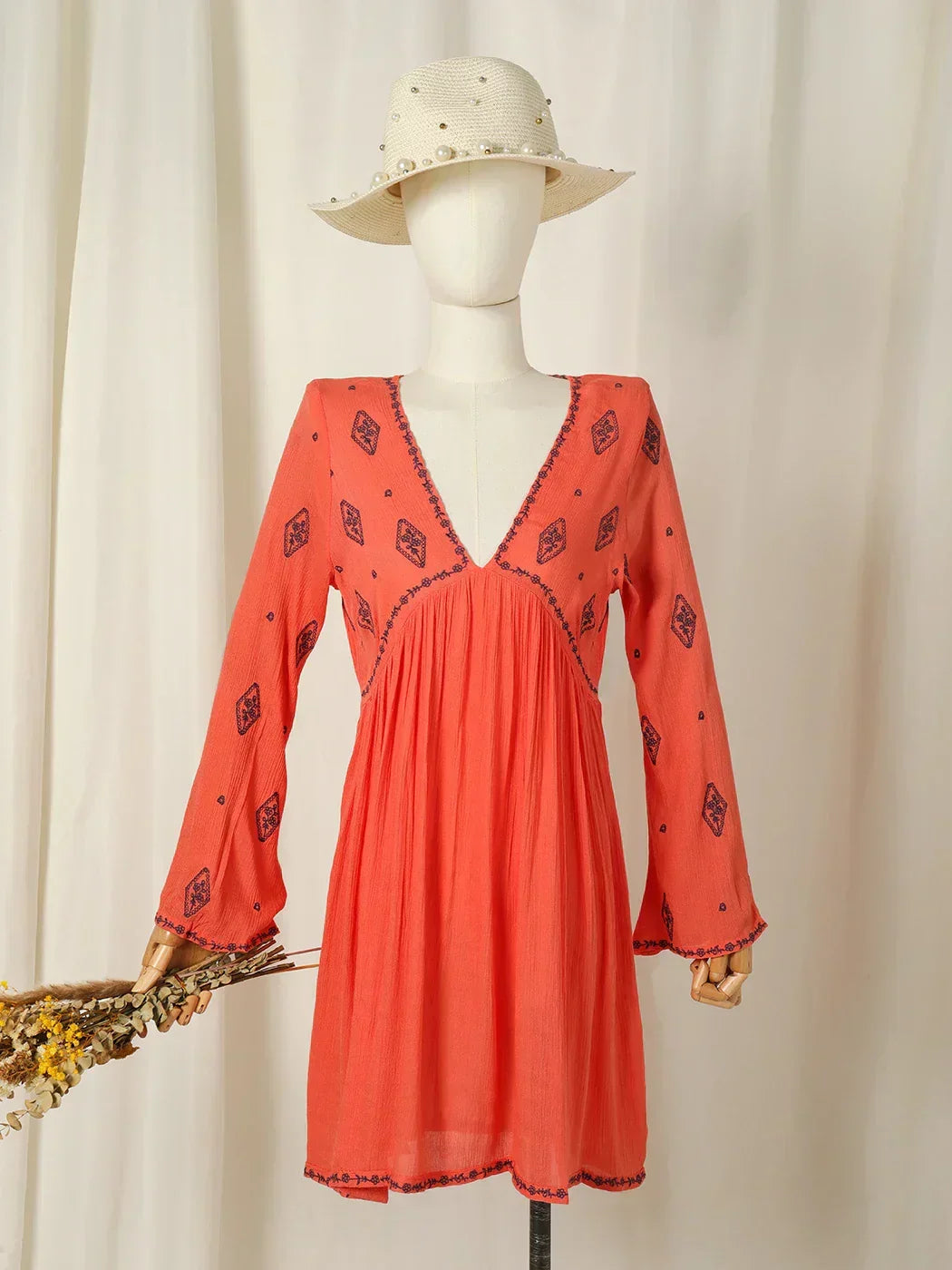 Tunika s vyšívaným diamantem