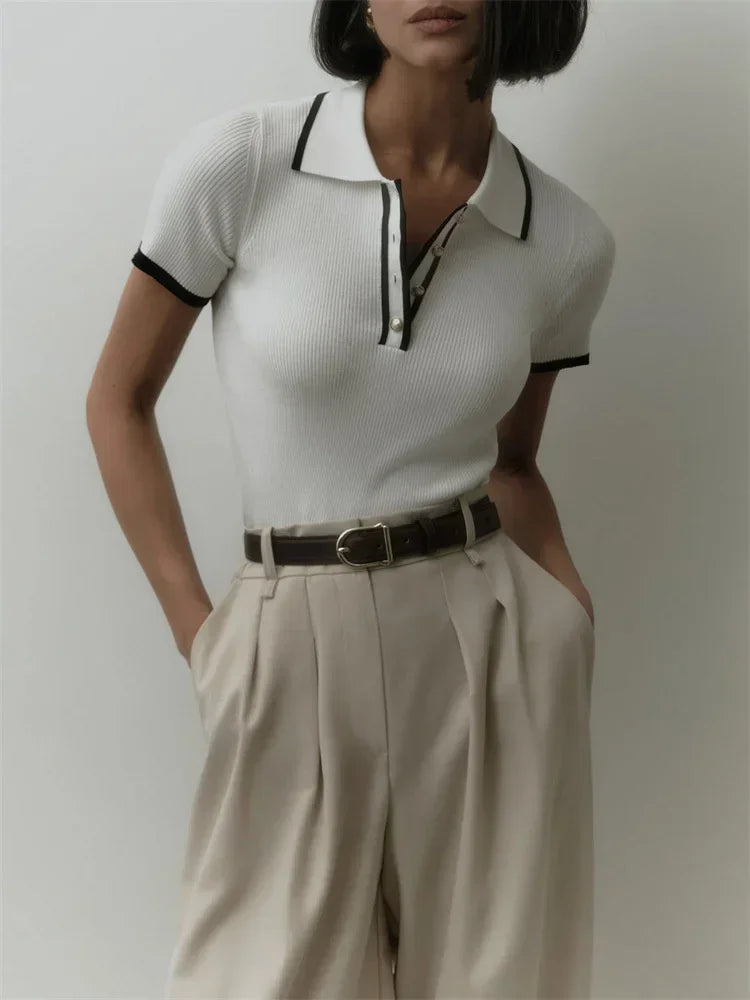 Polo tričko Linea Contour z bavlny
