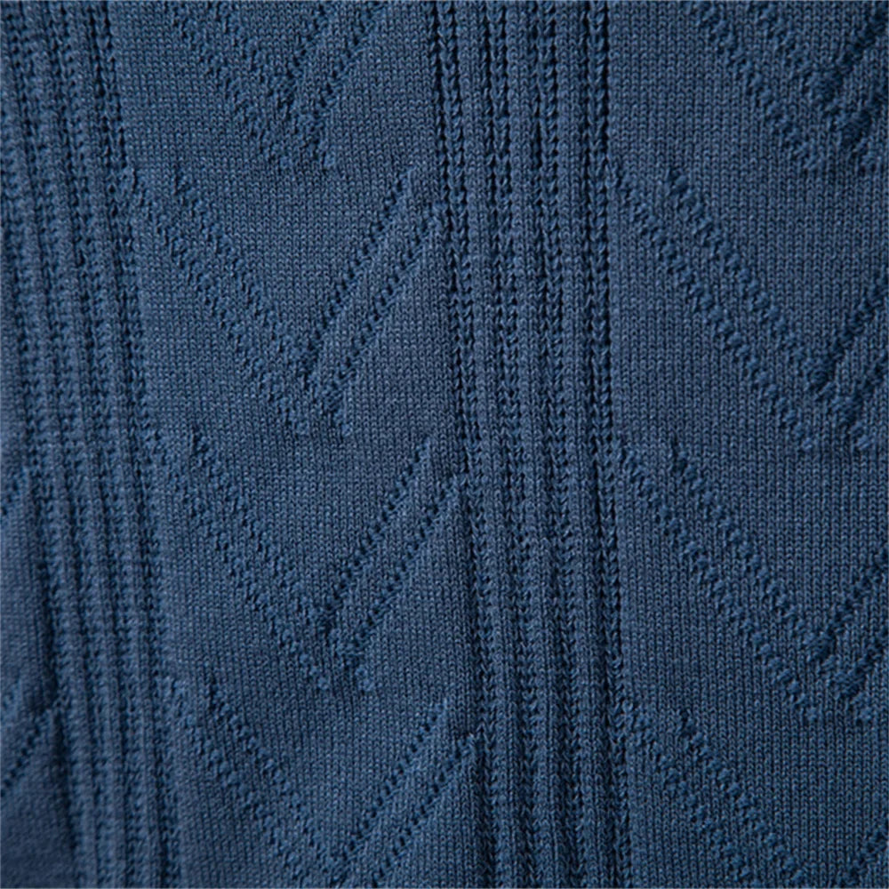 Gebreide Luxe Polo Met V-Hals