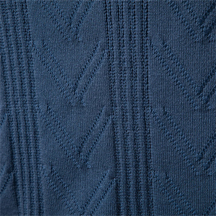 Gebreide Luxe Polo Met V-Hals