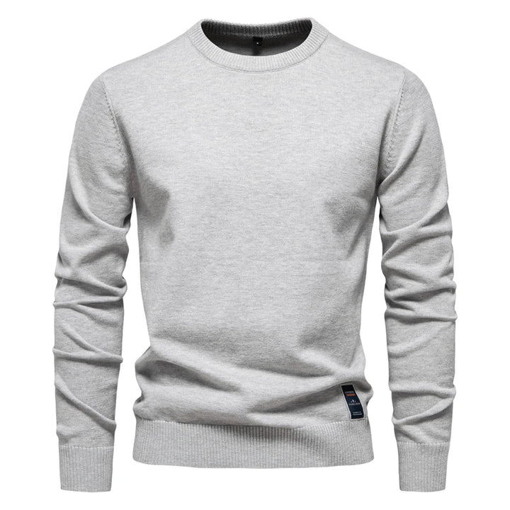 Casual Sweater Met Ronde Hals