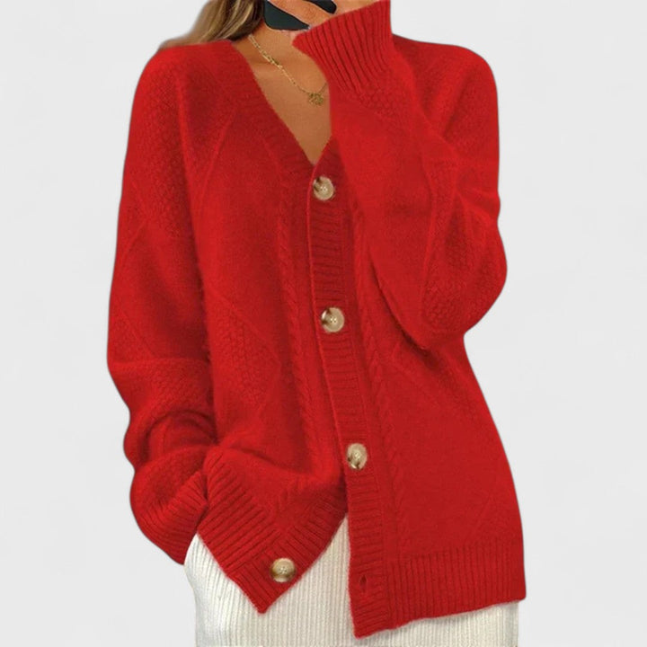 Éloise - Zmačkaný pletený cardigan