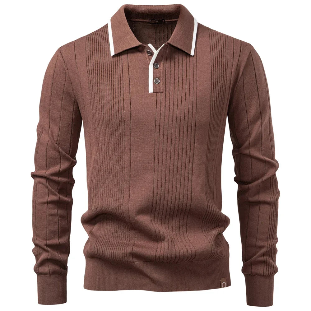 Heren Winter Poloshirt