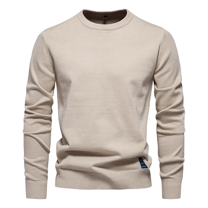 Casual Sweater Met Ronde Hals