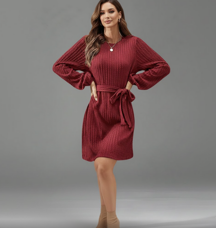 Gebreide mini jurk