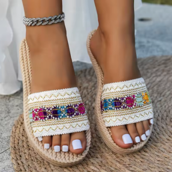 Mila | Comfortabele Boho Zomerslippers