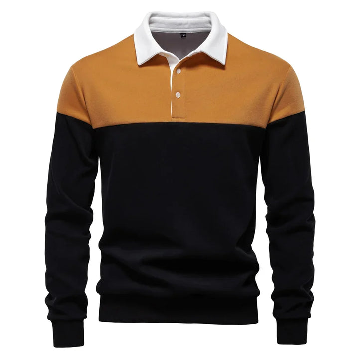 Premium & Casual Poloshirt Met Lange Mouwen