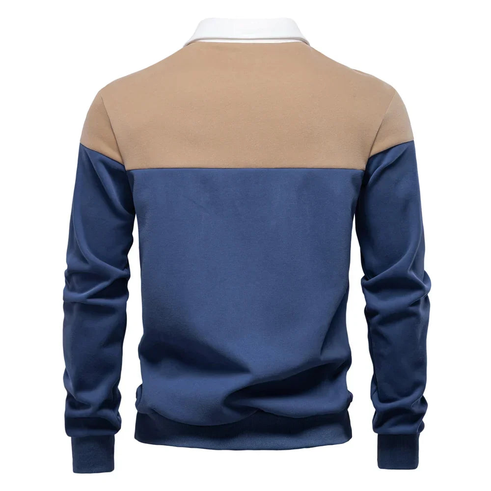 Premium & Casual Poloshirt Met Lange Mouwen