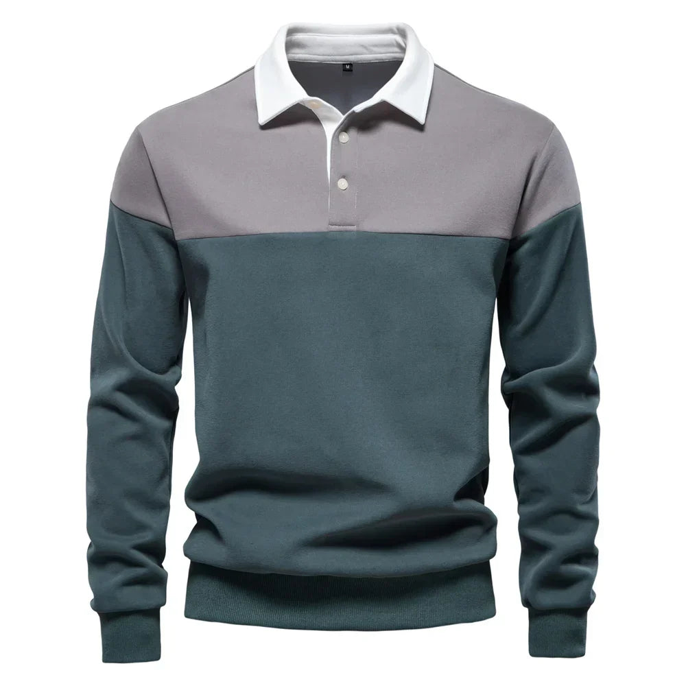 Premium & Casual Poloshirt Met Lange Mouwen