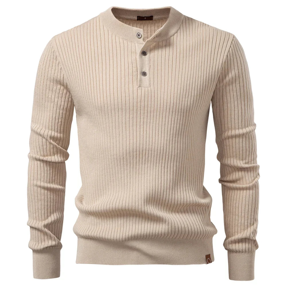 Casual Winter Poloshirt Met Knopen