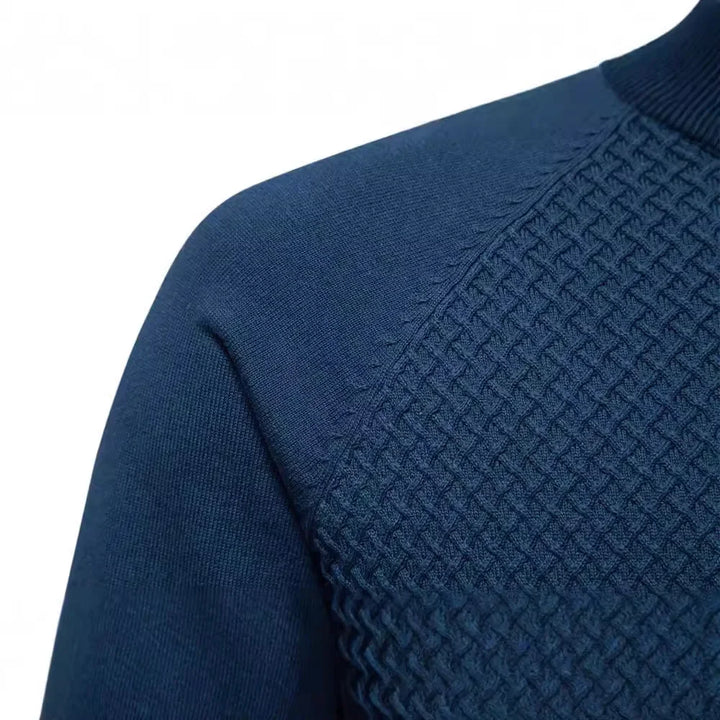 Gebreid Heren Sweatshirt Met Ronde Hals