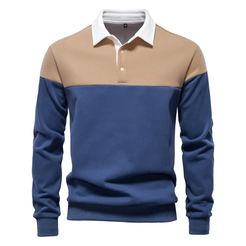 Premium & Casual Poloshirt Met Lange Mouwen