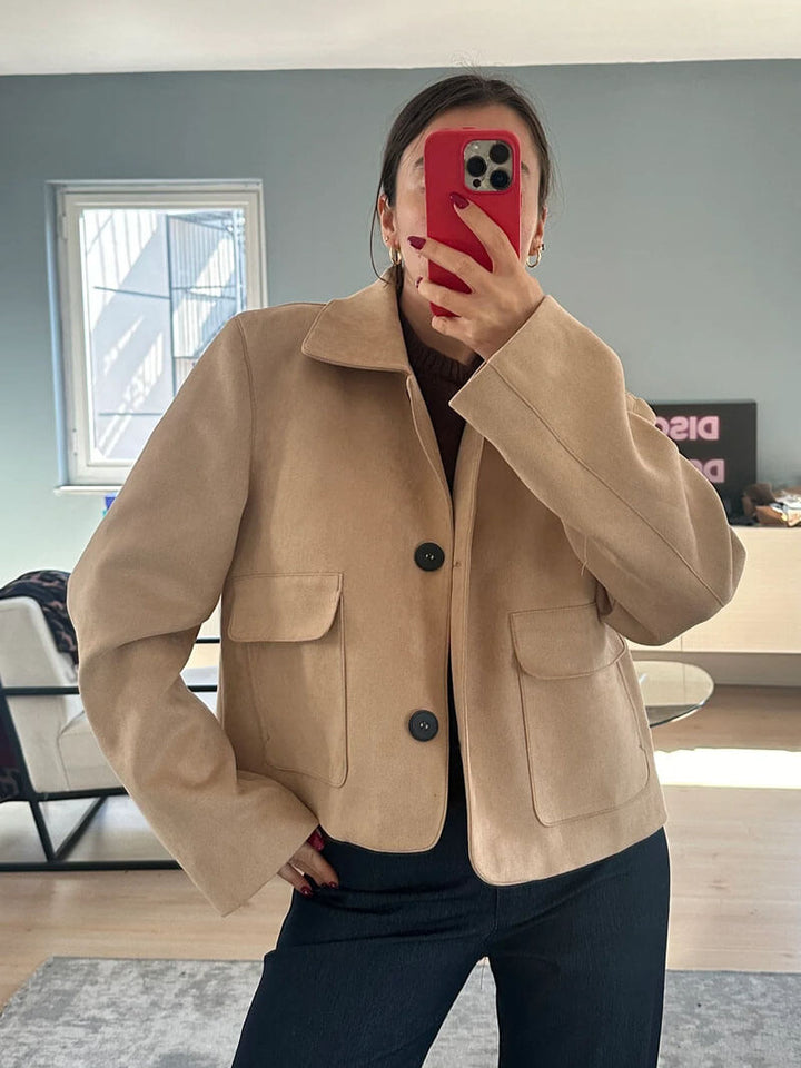 Bunda z Faux Suede Marissa