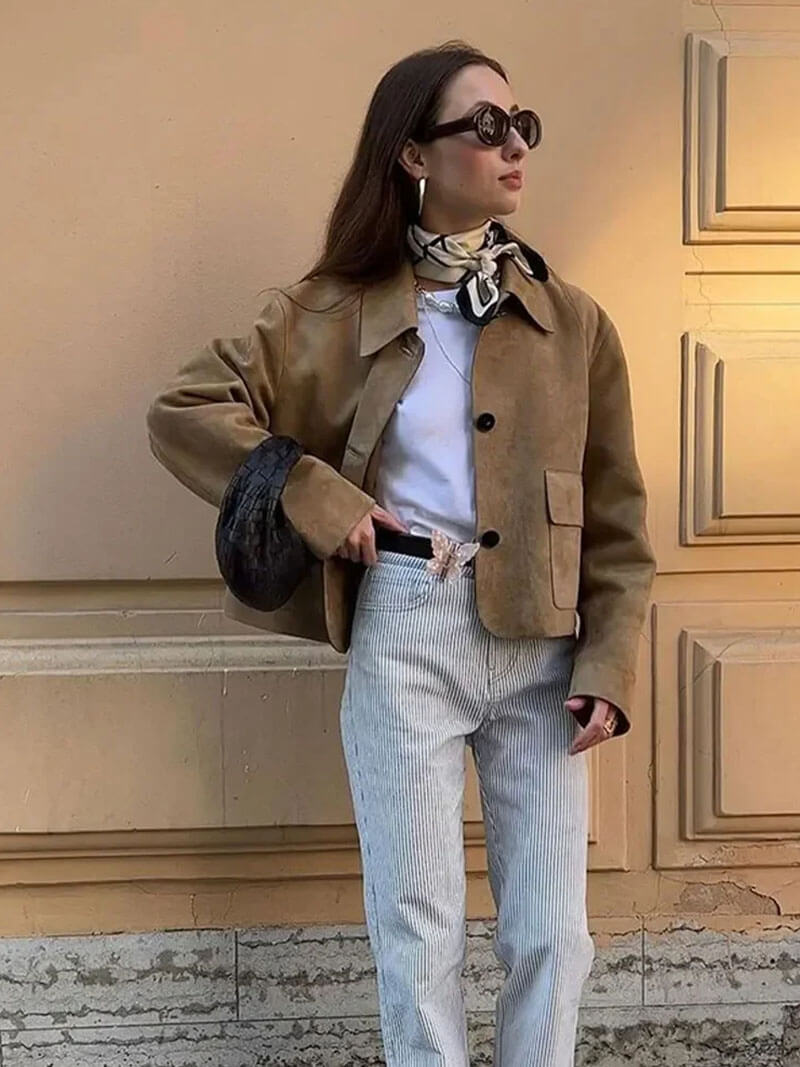 Bunda z Faux Suede Marissa