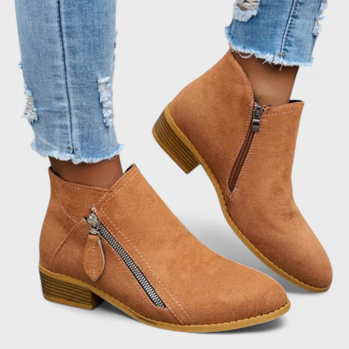 Fiora - Vintage klasický kotníkový bot
