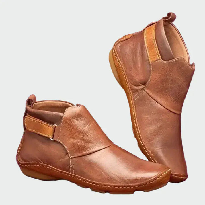Kožené ortopedické boty