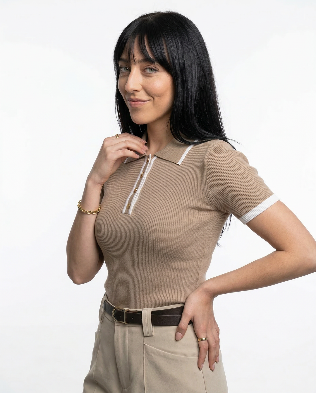 Polo tričko Linea Contour z bavlny