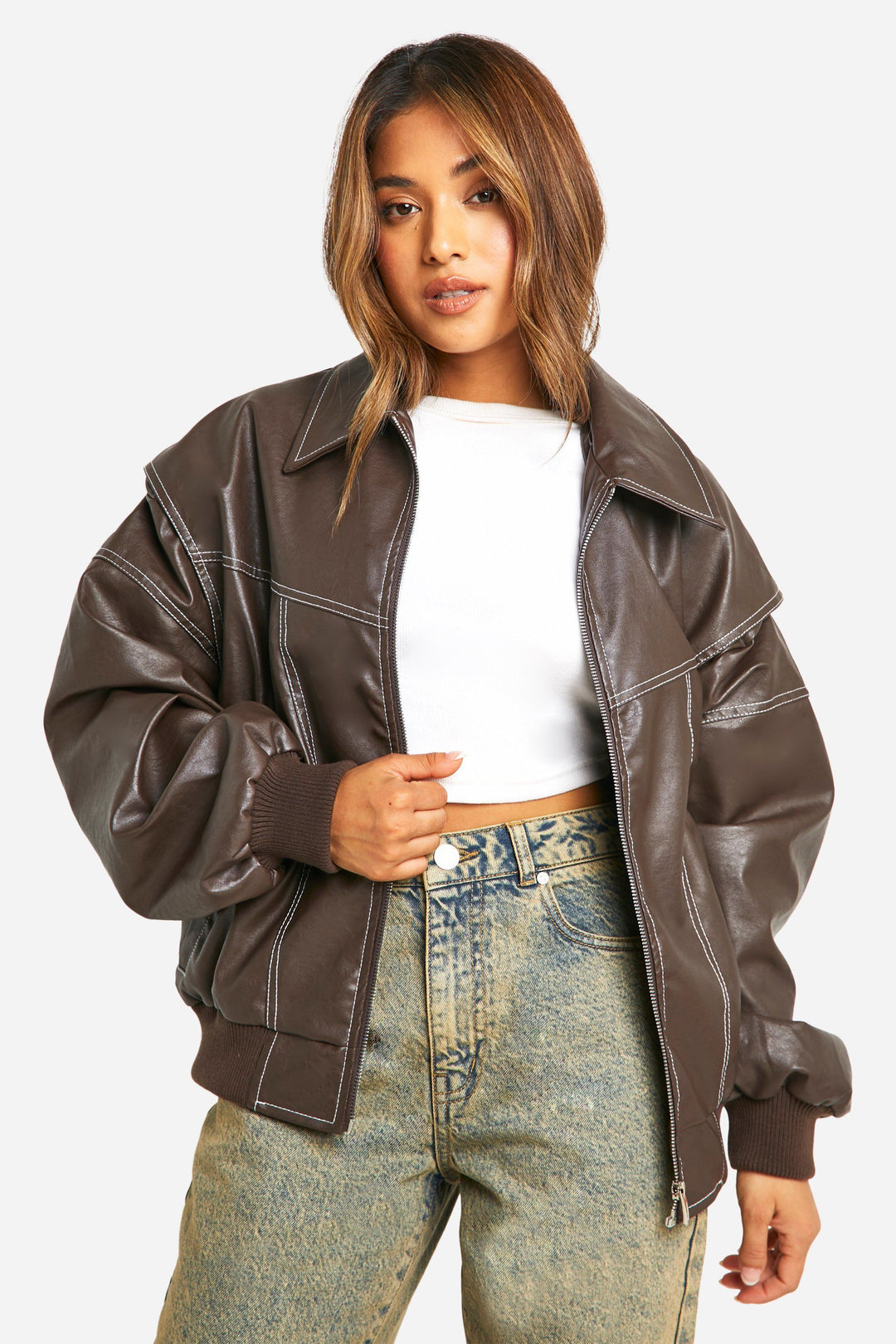Isabella™ Klasický Bomber Kabát