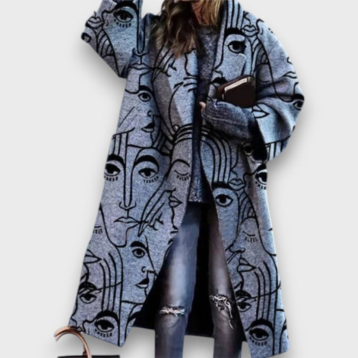 Fioren – Dlouhý oversize kabát